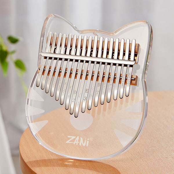Piano de Dedos Cristal 17 Tonos para Principiantes