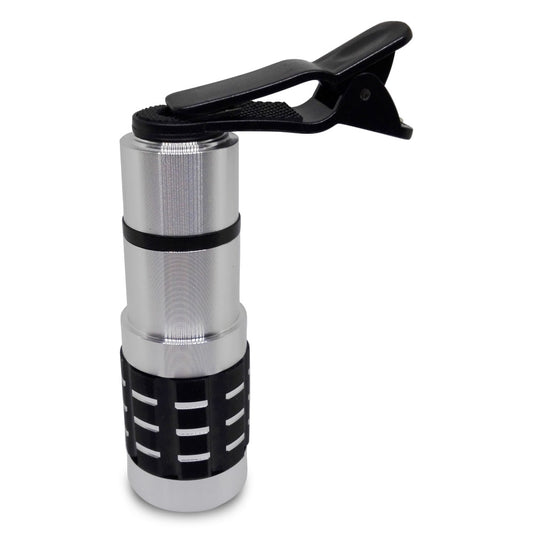 Lente Teleobjetivo 12x con Clip Universal para Celular