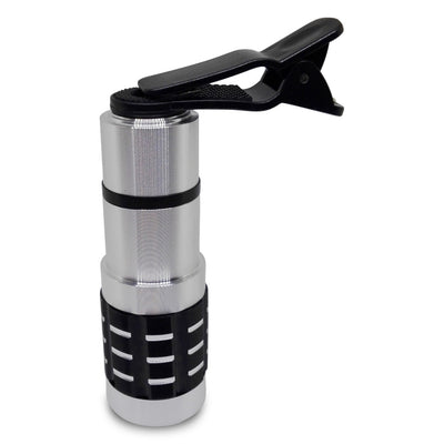 Lente Teleobjetivo 12x con Clip Universal para Celular