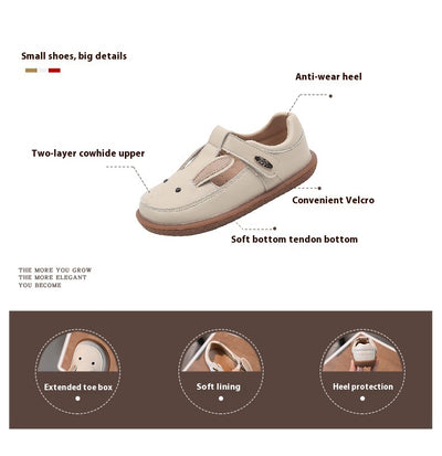 Zapatos de Cuero para Niñas Antideslizantes con Suela Suave - Diseño Princesa - Image 25