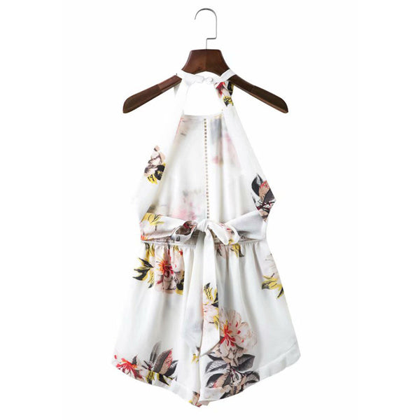 Jumpsuit Estampado con Detalle de Pespunte para Mujer