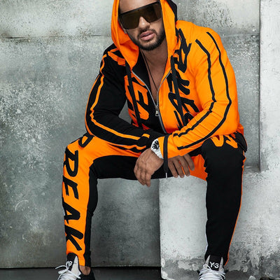 Sudadera Hoodie Cardigan Slim Estampado para Hombre - Image 11