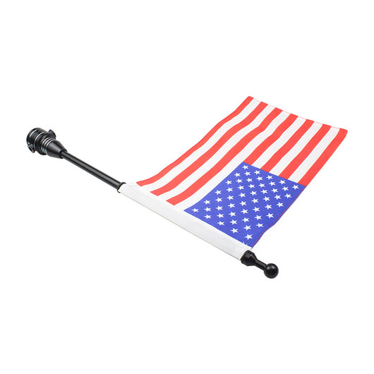 Portaequipaje Trasero para Motocicleta con Bandera Americana - Image 5