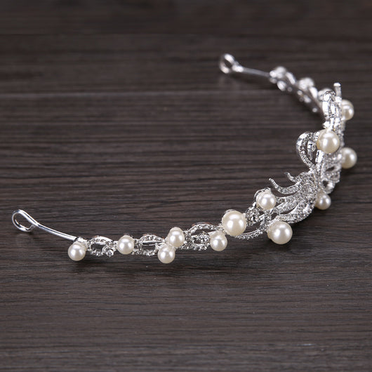 Corona de Novia Cisne de Perlas - Image 9