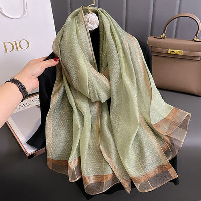 Bufanda Reversible de Doble Cara para Primavera y Otoño - Image 9