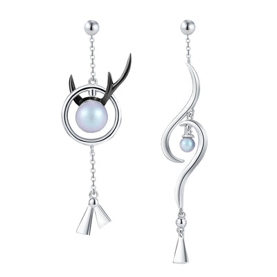 Aretes de Temperamento Verde Antiguo con Aguja de Plata - Diseño Delicado - Image 8
