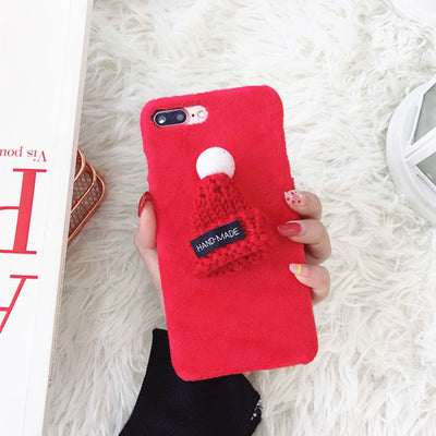 Funda Navideña de Peluche Compatible con iPhone 7/8 Plus - Image 6