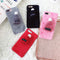 Funda Navideña de Peluche Compatible con iPhone 7/8 Plus