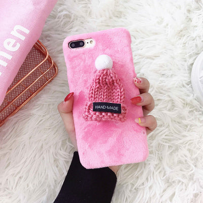 Funda Navideña de Peluche Compatible con iPhone 7/8 Plus - Image 5