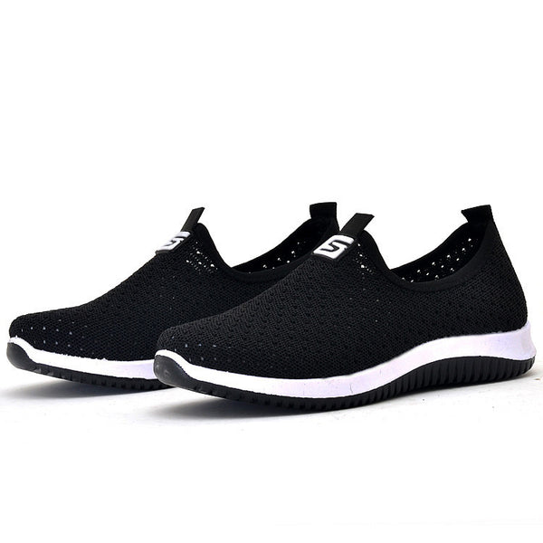 Zapatos Perezosos con Pedal Único de Malla Transpirable