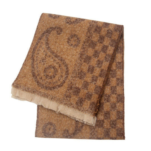 Bufanda Cuello Cálido Estampado Paisley Jacquard Unisex - Image 17