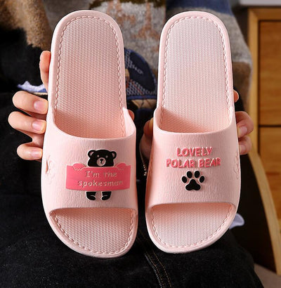 Pantuflas de Baño Antideslizantes Oso Negro - Image 13