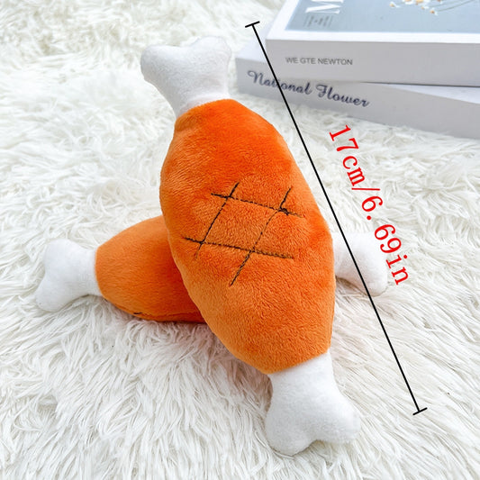 Juguete Masticable Pata de Pollo Suave para Perros - Juguete Duradero para Cachorros y Perros Pequeños - Image 2