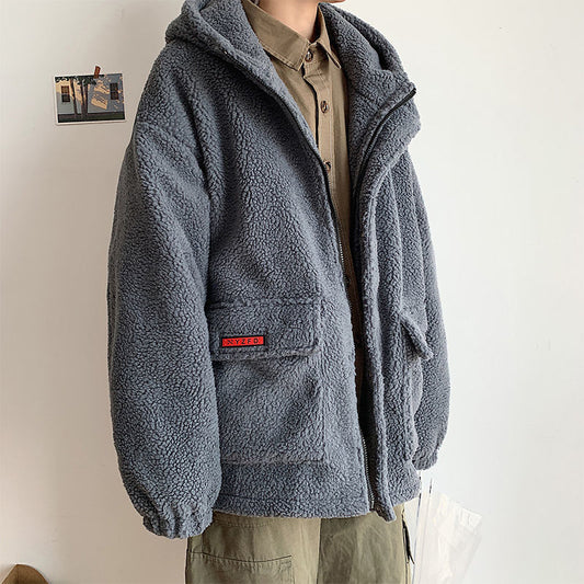 Chaqueta Acolchada Hombre: Algodón y Terciopelo de Cordero Cachemir - Image 2
