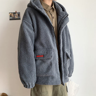 Chaqueta Acolchada Hombre: Algodón y Terciopelo de Cordero Cachemir - Image 2