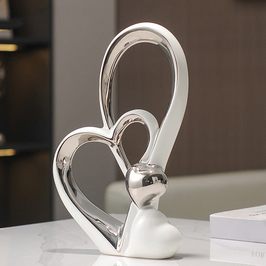 Adorno Decorativo de Corazón para Parejas - Ornamento de Lujo para Bodas y Hogar - Image 11