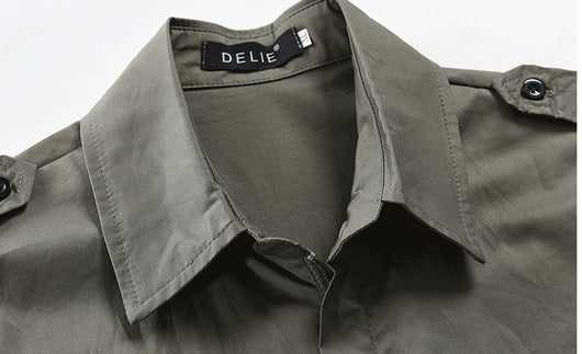 Camisa Suelta con Cierre Europeo Americana para Hombre - Image 16