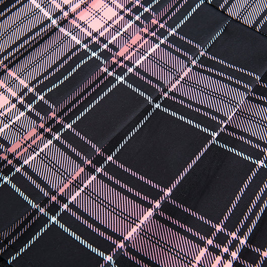 Falda Plaid con Cordones Sexy Estilo Europeo y Americano - Image 17