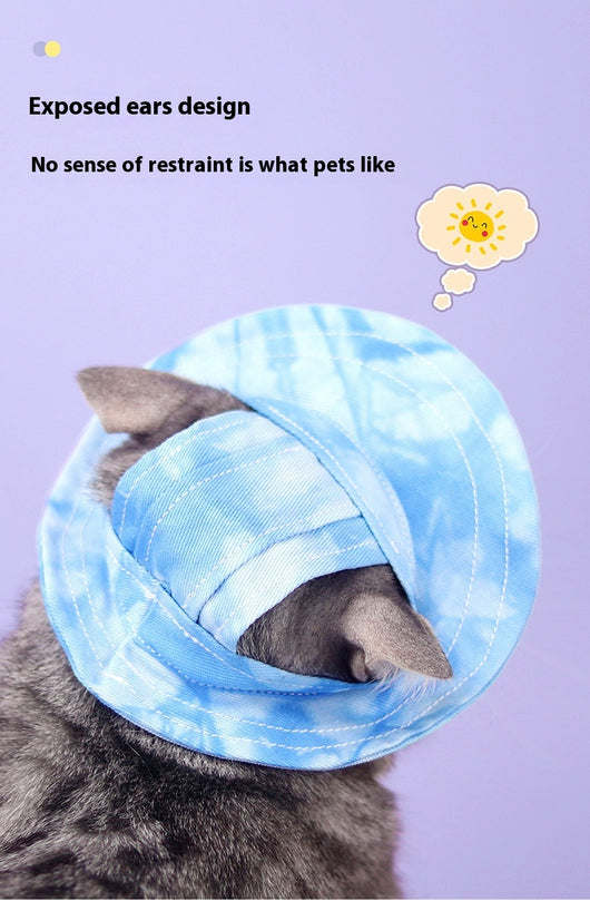 Gorro Pescador Protección Solar para Gatos - Ajustable con Protección de Orejas - Image 16