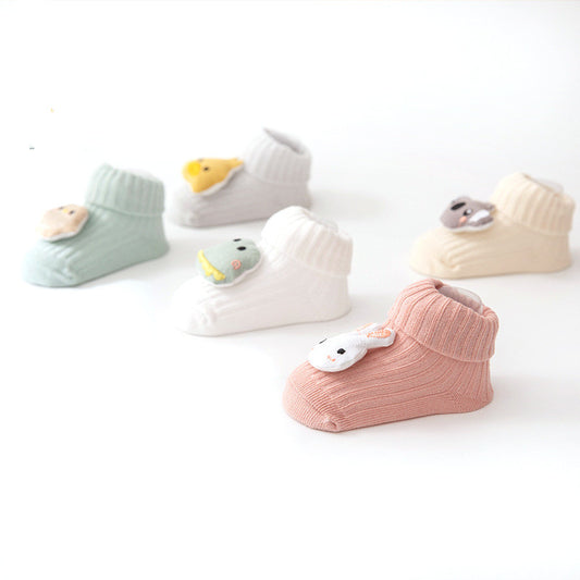 Calcetines Antideslizantes con Muñecos Animales en 3D para Bebé - Image 2