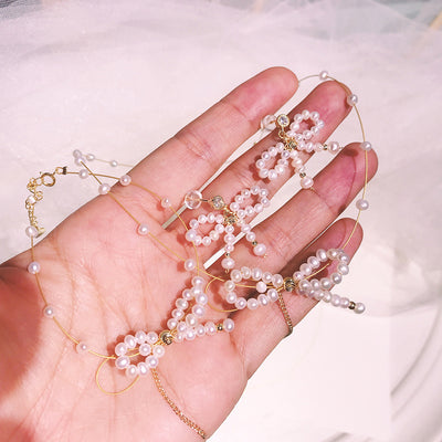 Aretes de Perla con Moño - Image 5