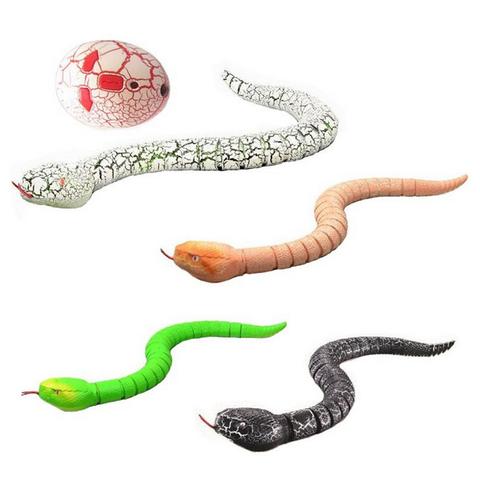 Serpiente Teledirigida con Control Remoto - Juguete Realista de Broma