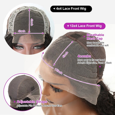 Pelucas Frontales de Encaje Transparente Cabello Humano Brasileño Liso - Image 9