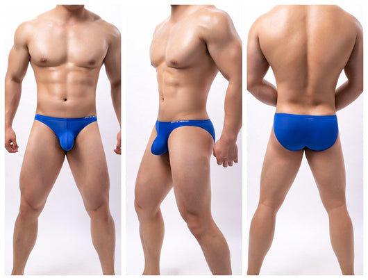 Calzoncillos de Seda de Hielo para Hombre Cintura Baja Color Sólido - Image 25