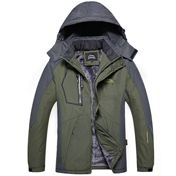 Chaqueta de Invierno Impermeable Desmontable para Hombre - Image 7