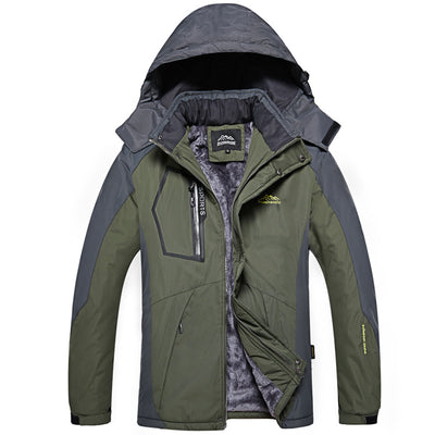 Chaqueta de Invierno Impermeable Desmontable para Hombre - Image 7