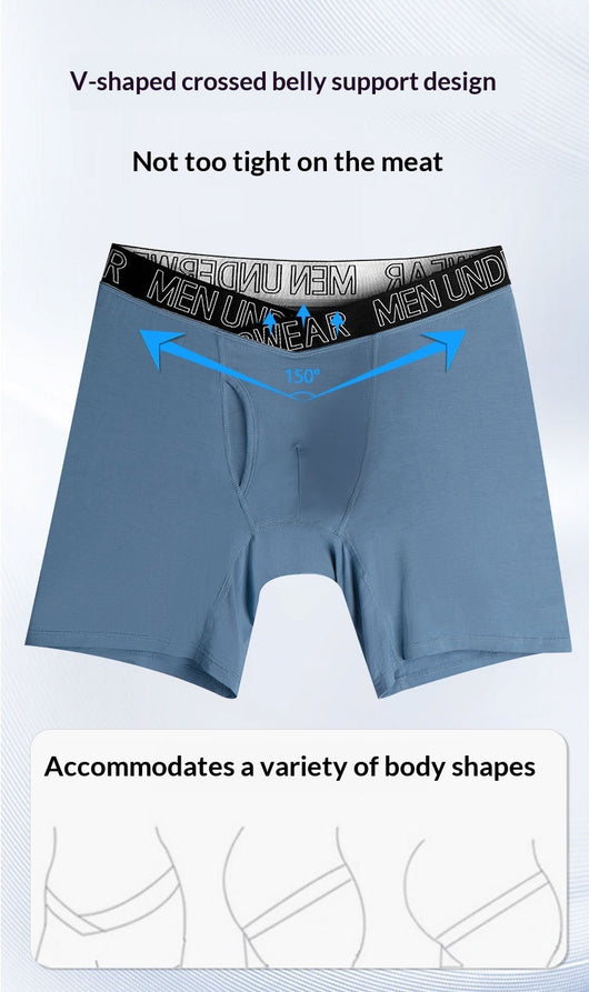 Boxer Briefs Deportivos Hombre Largo Transpirable con Soporte en V - Image 15