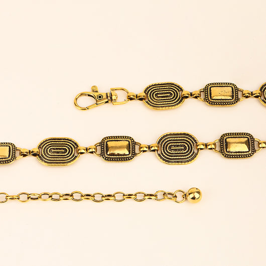 Cadena de Cintura Bohemia Dorada - Cinturón Metálico Delgado Versátil para Faldas - Image 4