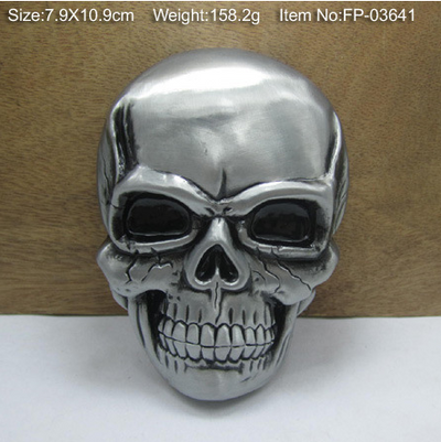 Hebilla de Cinturón Calavera en Aleación de Zinc - Image 3