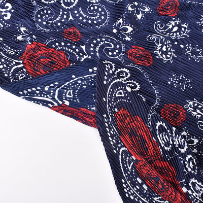 Pañuelo Grande Estampado Rosas Retro - Image 20
