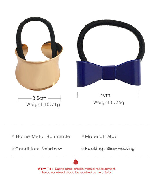 Cinta Metálica para Cabello con Diseño Minimalista - Image 6