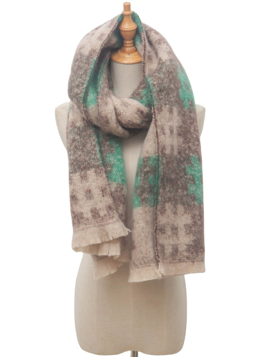 Bufanda Jacquard con Patrón Europeo y Americano - Image 30