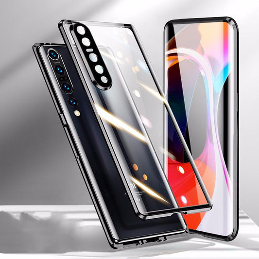 Funda Magnética de Vidrio Templado Doble Cara para Teléfono