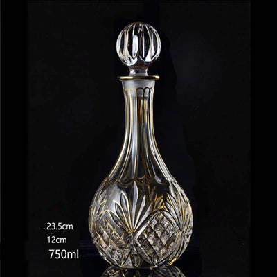 Juego de 2 Copas de Whiskey en Cristal Dorado - Image 6