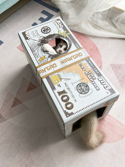 Casa Rascador para Gatos con Cartón Corrugado y Garras - Image 5
