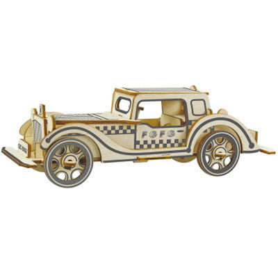 Modelo de Auto 3D de Madera - Puzzle Educativo Armable para Niños - Image 22