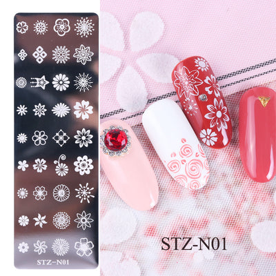 Placa de Acero Larga para Diseños de Uñas - Image 11