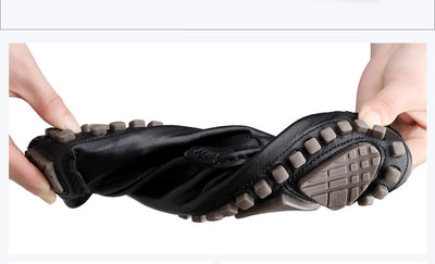 Mocasines de Cuero Genuino para Hombre - Zapatos Casuales de Diseño - Image 9