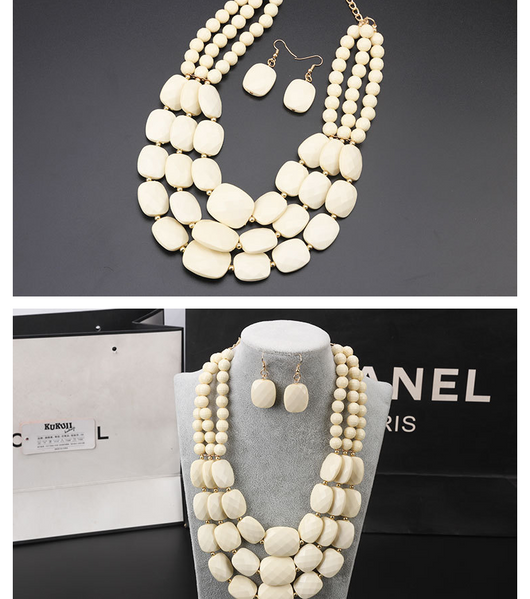 Conjunto de Joyas con Cuentas Africanas - Image 8