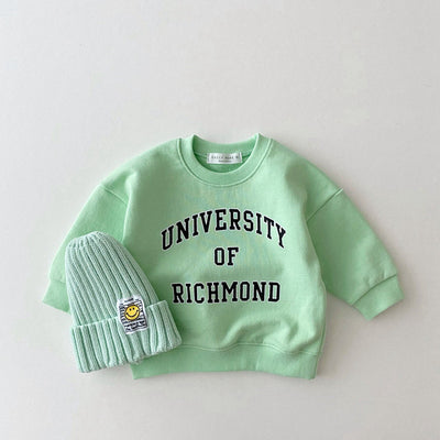 Sudadera Infantil Cuello Redondo con Alfabeto Brillante - Image 26
