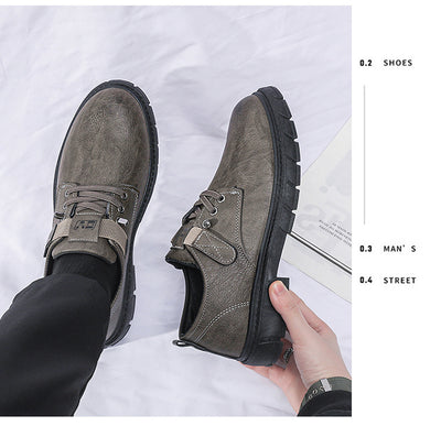 Botas de Cuero Elevadas Estilo Ejecutivo - Zapatos Casuales Profesionales para Hombre - Image 15
