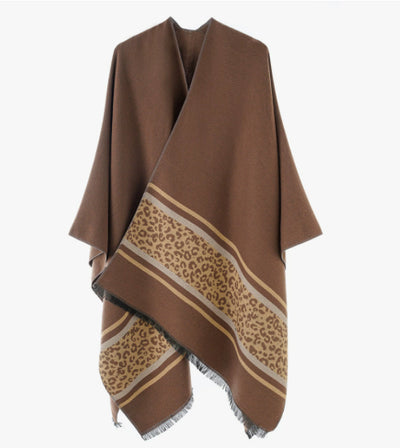 Chal de Seda Jacquard Plateado para Mujer - Image 15