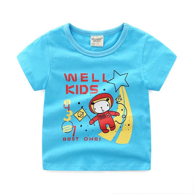 Playera Infantil de Verano con Estampado de Dibujos Animados - Image 18