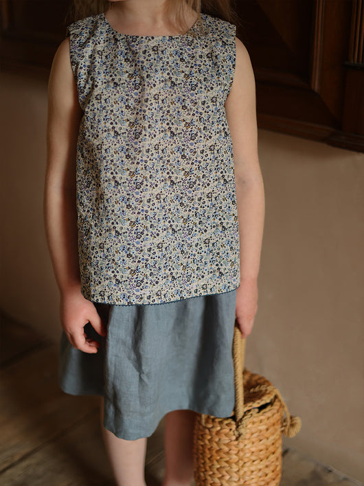 Chaleco Infantil de Algodón con Estampado Floral - Image 5