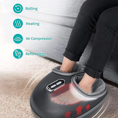 Masajeador de Pies con Compresión de Aire y Terapia de Calor