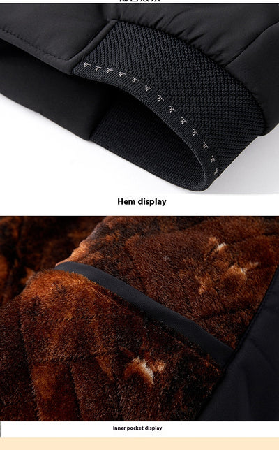 Chaqueta Acolchada de Invierno para Hombre con Cuello Alto - Image 12